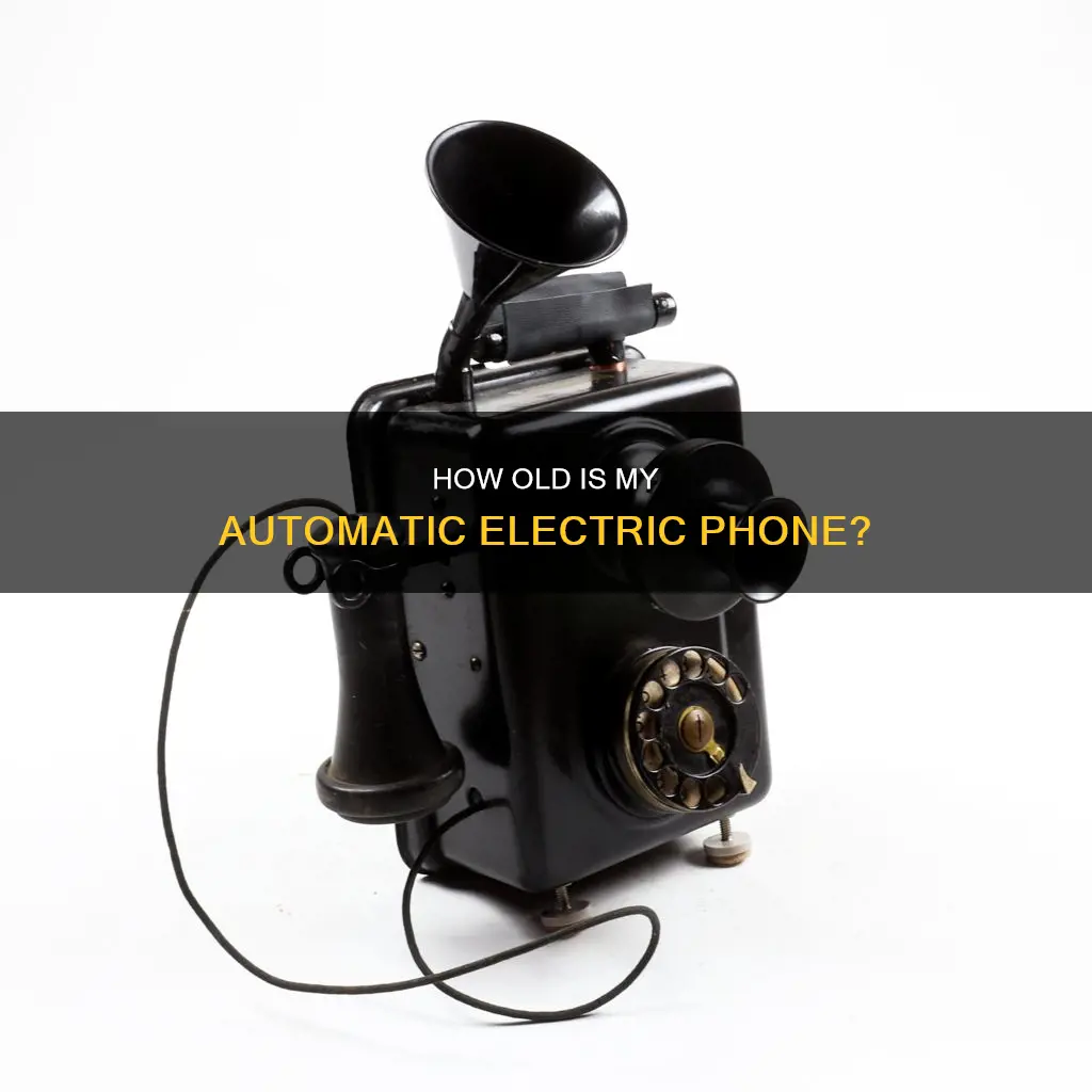 when was my automatic electric phone manufactured