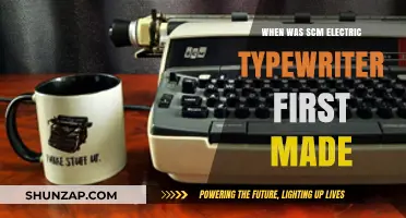 The SCM Electric Typewriter: A Historical Overview