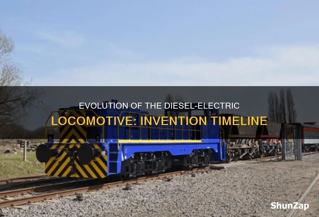 when was the diesel electric locomotive invented