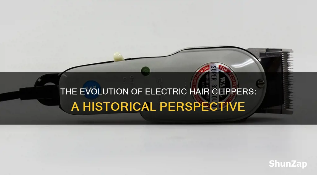 when was the electric hair clipper invented