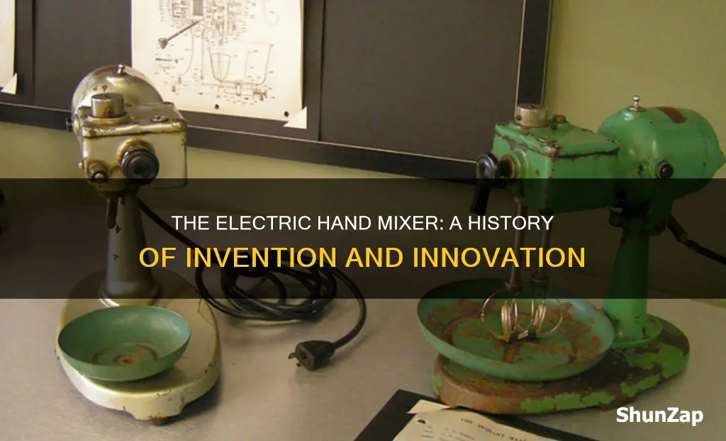 when was the electric hand mixer invented