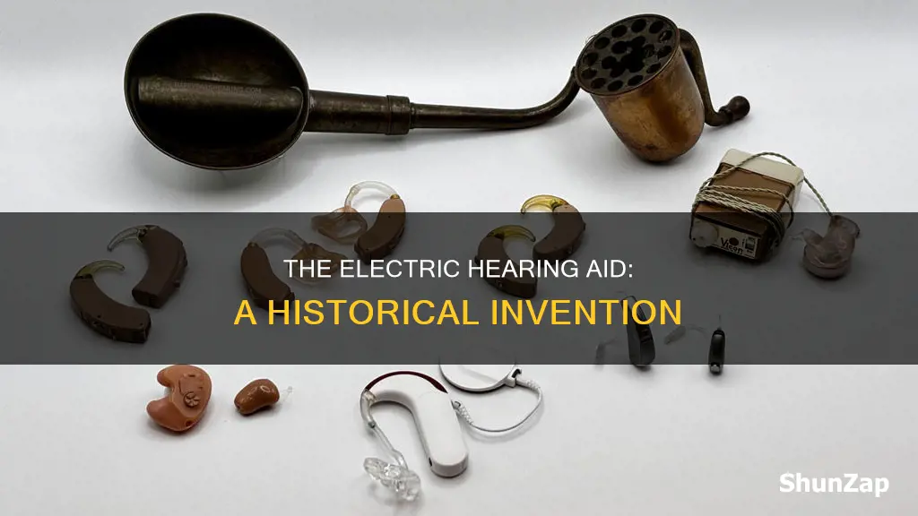 when was the electric hearing aid invented
