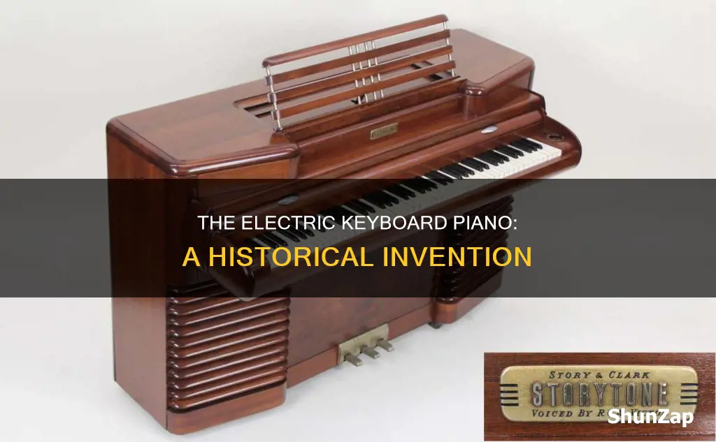 when was the electric keyboard piano invented