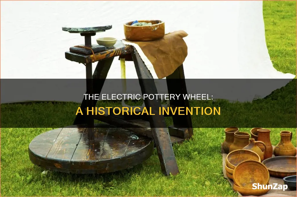 when was the electric pottery wheel invented
