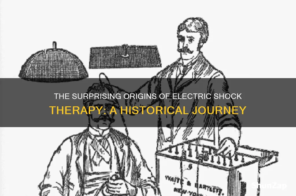 when was the electric shock first used