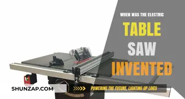 The Electric Table Saw: A Historical Invention Overview