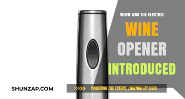 The Electric Wine Opener: When Did It Appear?