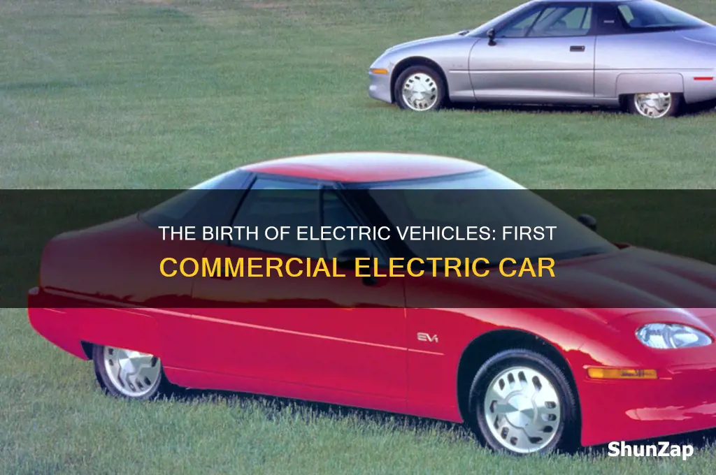 when was the first commercial electric car made
