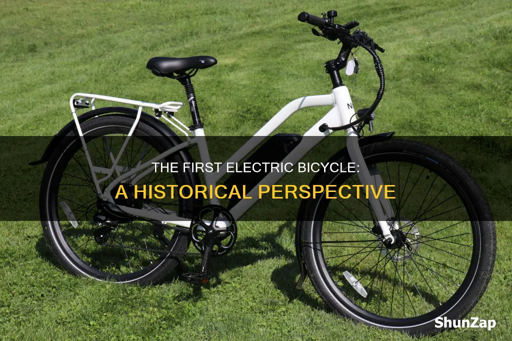 when was the first electric bicycle made