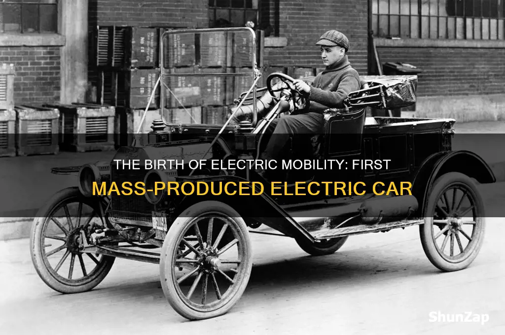 when was the first electric car mass produced