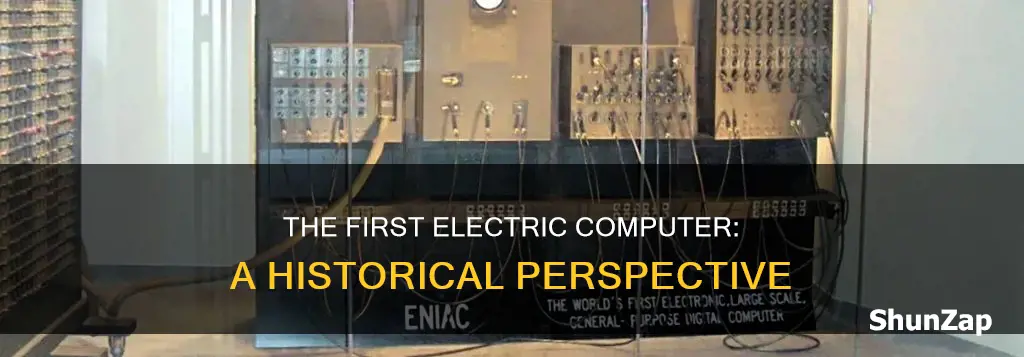 when was the first electric computer invented