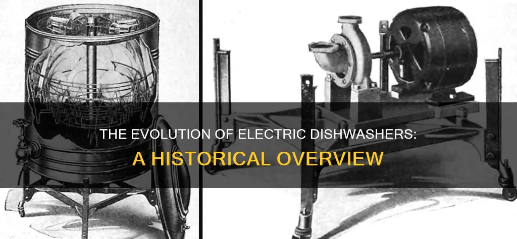 when was the first electric dishwasher made