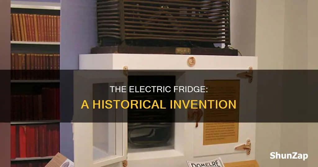 when was the first electric fridge invented