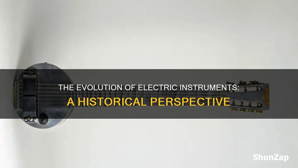 when was the first electric instrument made