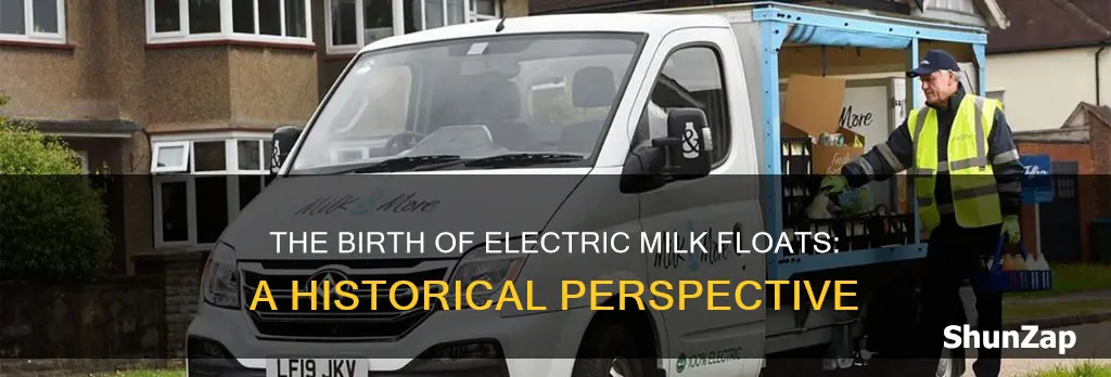 when was the first electric milk float