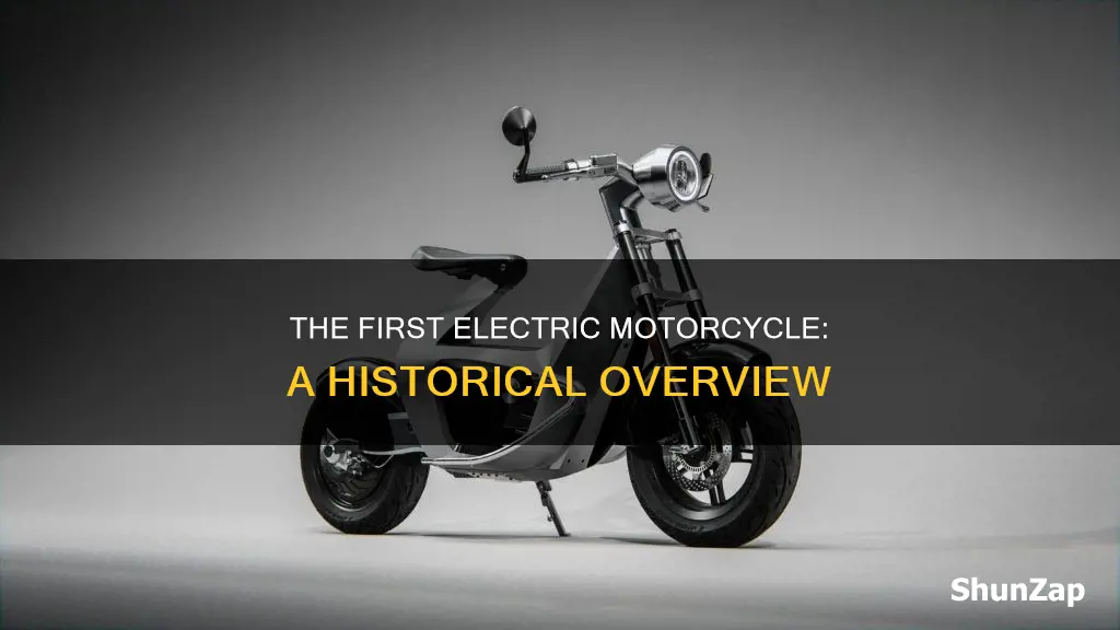 when was the first electric motorcycle made