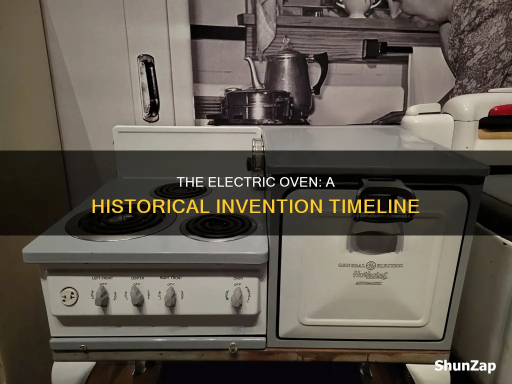 when was the first electric oven invented