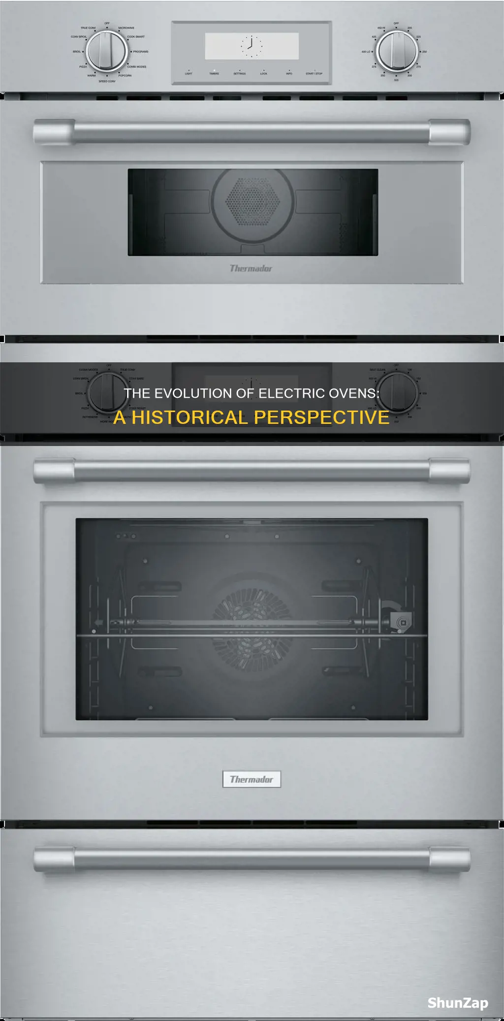 when was the first electric oven made