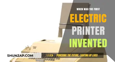 The First Electric Printer: A Historical Overview