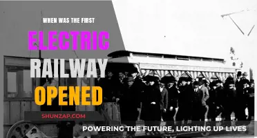 The First Electric Railway: A Historical Overview