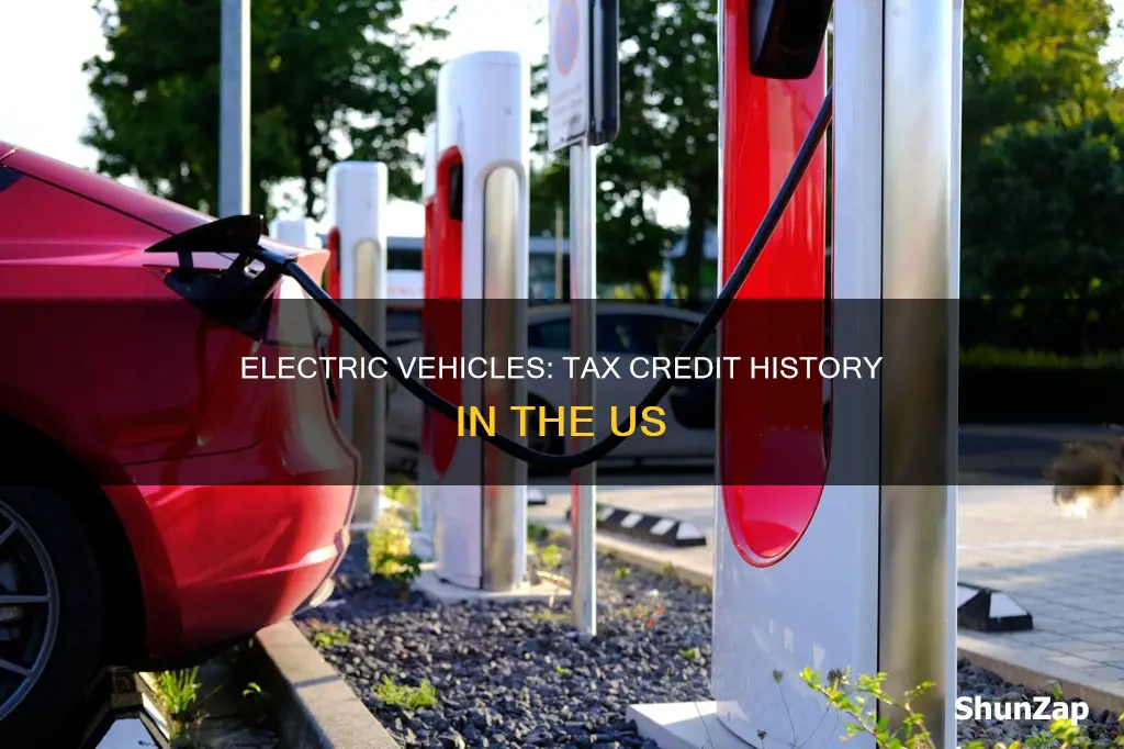 when was the first electric vehicles tax credit us