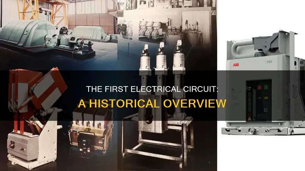 when was the first electrical circuit invented
