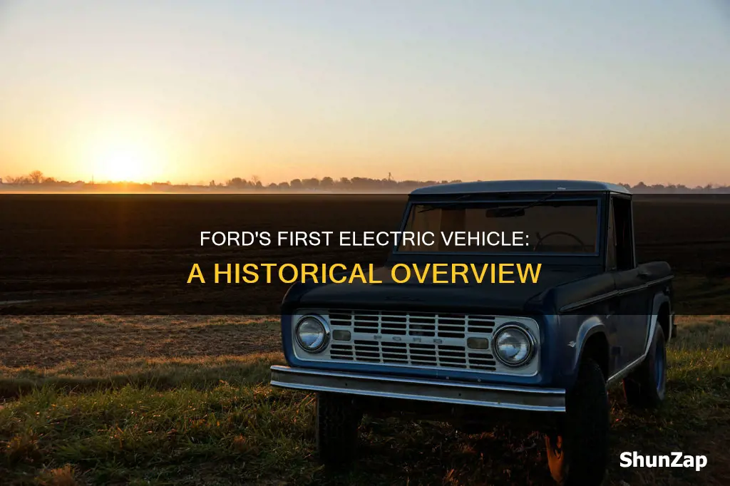when was the first ever ford electric vehicle