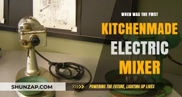 The First Electric Mixer: KitchenAid's Invention