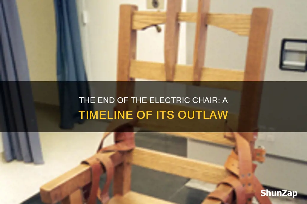 when was using the electric chair outlawed