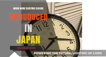 Electric Clocks in Japan: When Did They Arrive?