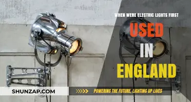 England's First Electric Lights: A Historical Lighting Revolution