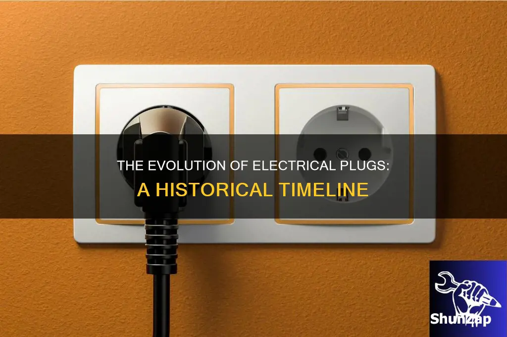 when were electrical plugs used