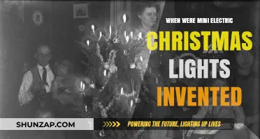 The Invention of Mini Electric Christmas Lights