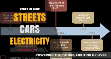 Paved Streets, Cars, and Electricity: A Timeline of Modernization