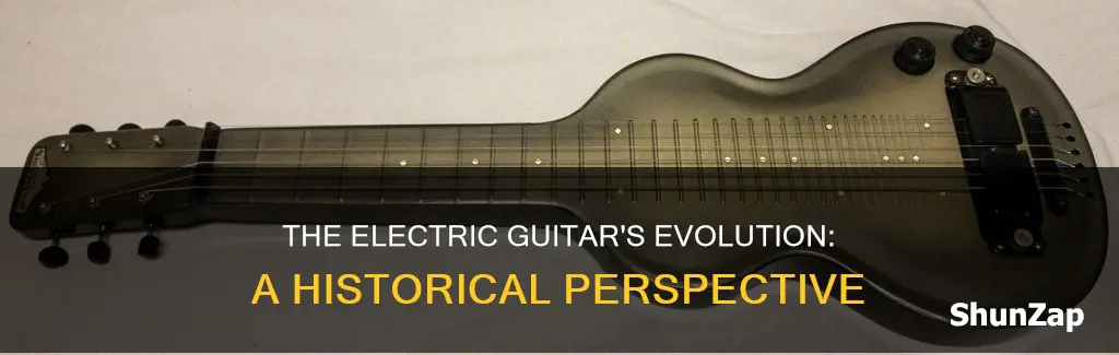 when were the first electric guitars made
