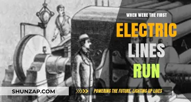 The First Electric Lines: When Did They Light Up?
