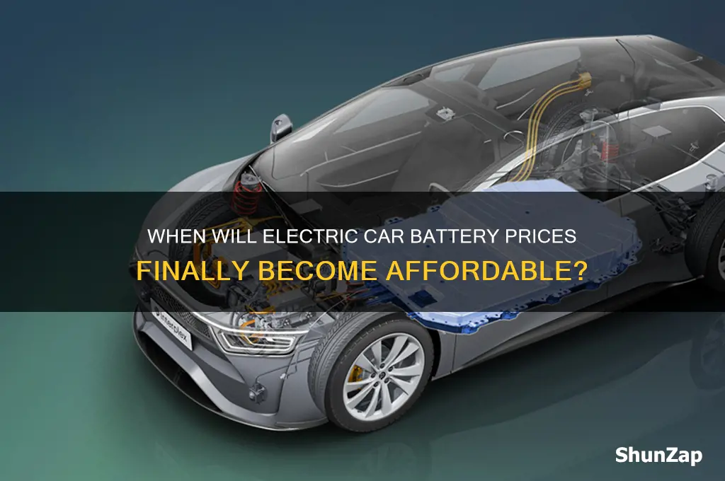 when will electric car battery prices drop