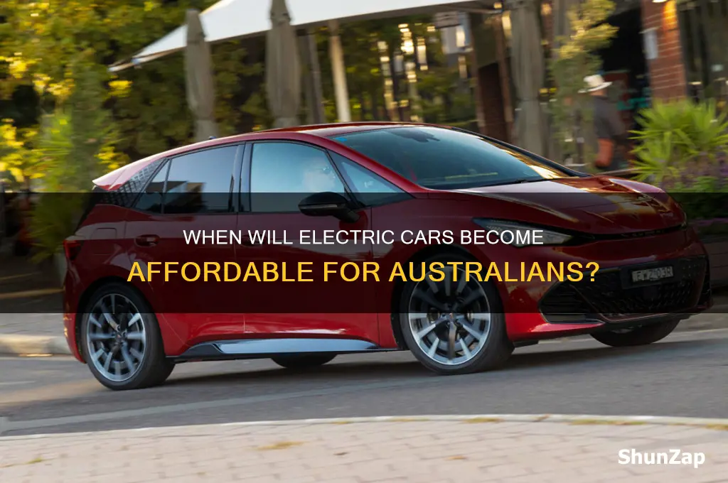 when will electric cars be affordable in australia