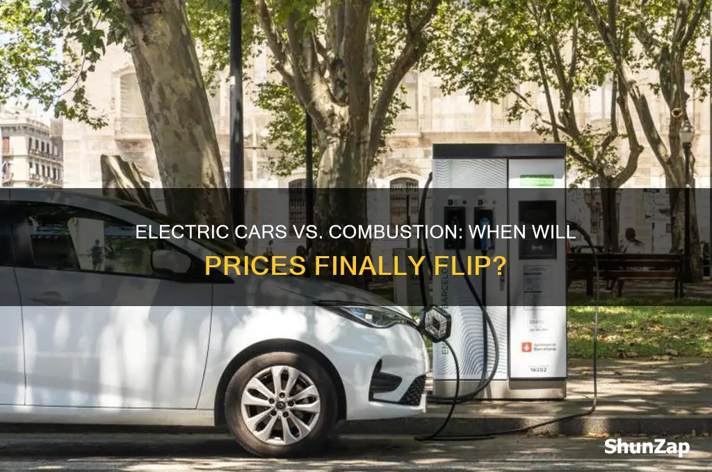 when will electric cars be cheaper than combustion