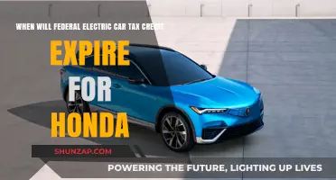 When Does Honda's Federal Electric Car Tax Credit Expire?