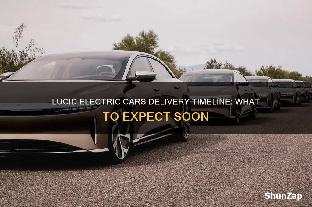 when will lucid electric cars deliver