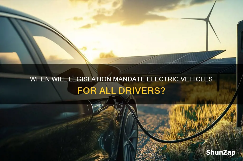when will the law make everyone buy an electric car