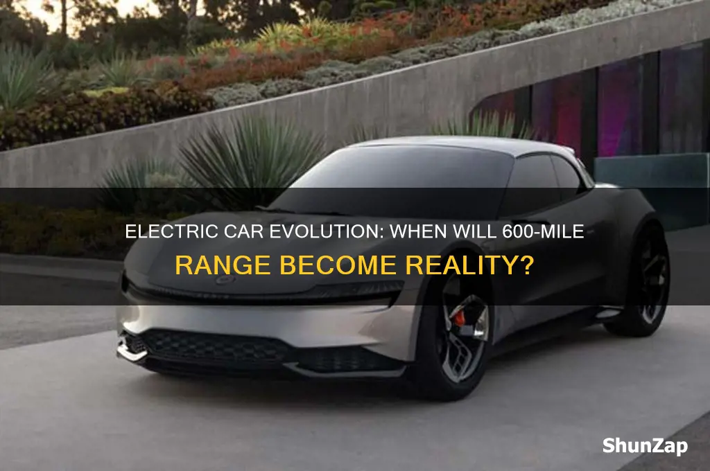 when will we have 600 mile electric car range