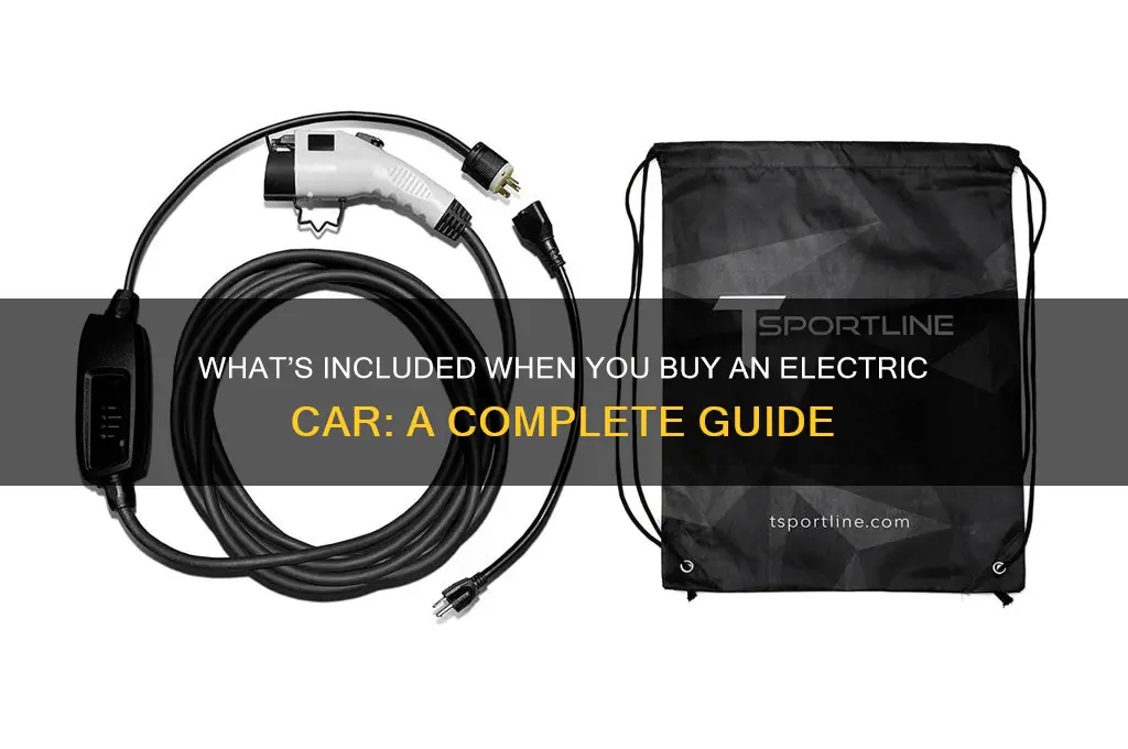 when you buy an electric car what comes with it