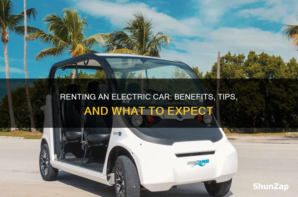 when you rent an electric car