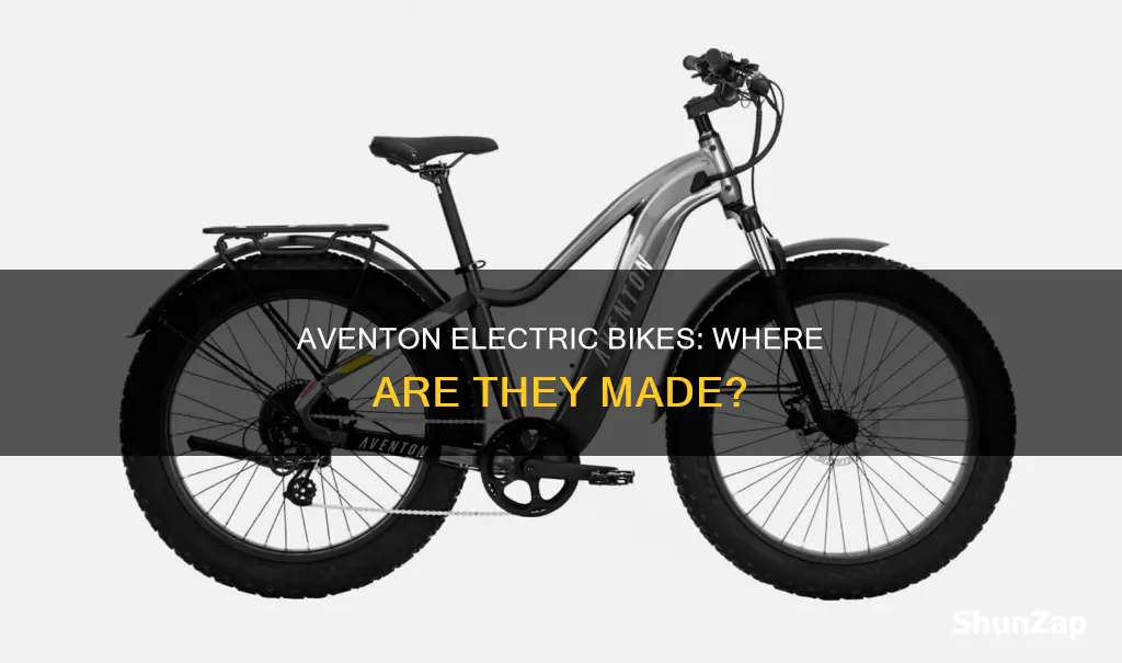 where are aventon electric bikes manufactured