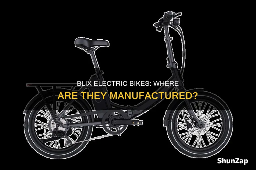 where are blix electric bikes made