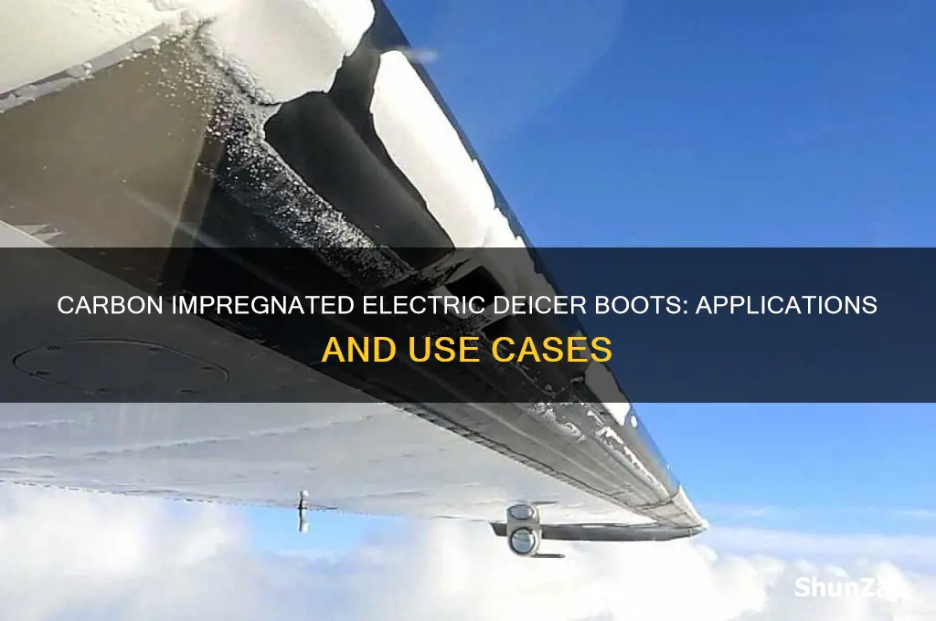 where are carbon impregnated electric deicer boots used