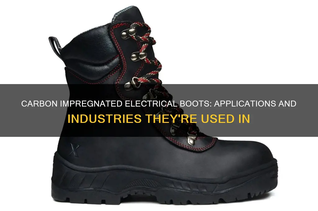 where are carbon impregnated electrical deocer boots used
