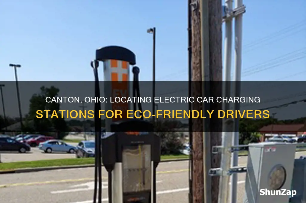 where are charging stations in canton ohio for electric cars